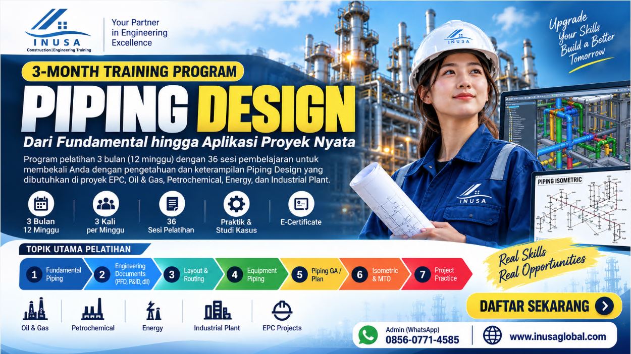 3 Month Piping Design Training Program